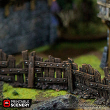 Load image into Gallery viewer, Ye Old Fence - The Lost Islands 15mm 28mm 32mm Wargaming Terrain D&amp;D, DnD