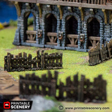 Load image into Gallery viewer, Ye Old Fence - The Lost Islands 15mm 28mm 32mm Wargaming Terrain D&amp;D, DnD