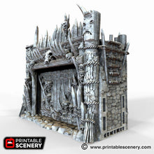 Load image into Gallery viewer, Entry Gates for Tribal Ramparts - 28mm 32mm The Lost Islands Wargaming Terrain D&amp;D