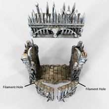 Load image into Gallery viewer, Entry Gates for Tribal Ramparts - 28mm 32mm The Lost Islands Wargaming Terrain D&amp;D