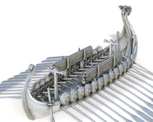 Viking Long Ship - Longship - Apocalypse 15mm 28mm 32mm Wargaming Terrain D&D DnD
