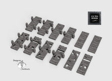 Load image into Gallery viewer, Docks and Bridges - Depths of the Savage Atoll 15mm 28mm 32mm Wargaming Terrain D&amp;D, DnD