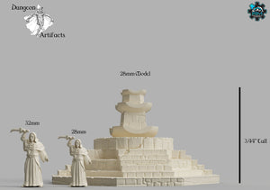 Ruined Fountain 2 - Stormguard 28mm 32mm Wargaming Terrain D&D, DnD
