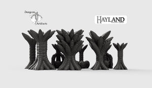 Alien Spore Plants 15mm 28mm 32mm Wargaming Terrain D&D DnD