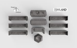 Church Furniture Set 28mm 32mm Wargaming Terrain D&D, DnD
