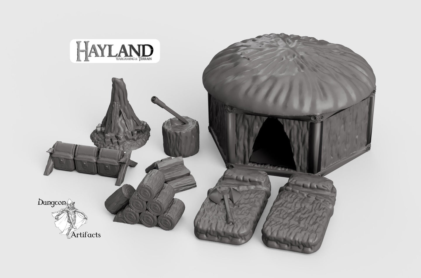 Orc Camp 28mm 32mm Wargaming Terrain D&D, DnD