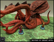 Load image into Gallery viewer, Underwater Kraken - Depths of the Savage Atoll 15mm 28mm 32mm Wargaming Terrain D&amp;D, DnD