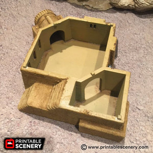 Future Buildings - Adobe Hut D 28mm 32mm Wargaming Terrain D&D, DnD
