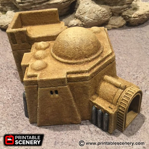 Future Buildings - Adobe Hut D 28mm 32mm Wargaming Terrain D&D, DnD