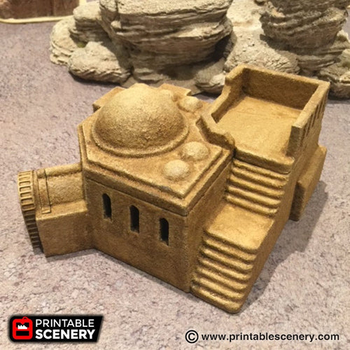 Future Buildings - Adobe Hut D 28mm 32mm Wargaming Terrain D&D, DnD