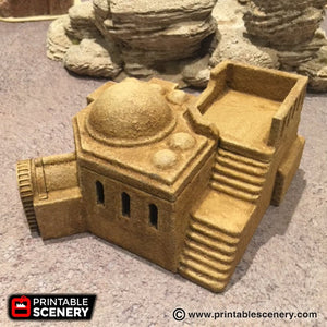 Future Buildings - Adobe Hut D 28mm 32mm Wargaming Terrain D&D, DnD