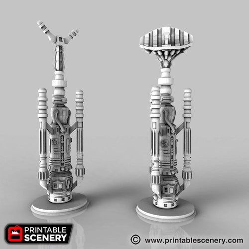 Future Buildings - Sci-Fi Water Vaporator 28mm 32mm Wargaming Terrain D&D, DnD