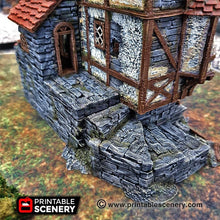 Load image into Gallery viewer, Ruined Water Mill - Dwarves, Elves and Demons 15mm 28mm 32mm Wargaming Terrain D&amp;D, DnD