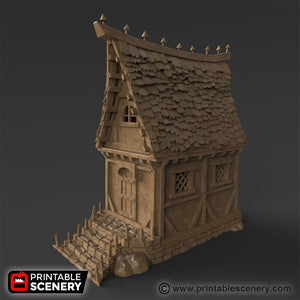 Winterdale Small Cottage - 28mm 32mm Wargaming Terrain D&D, DnD