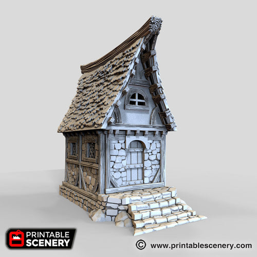 Winterdale Small Cottage - 28mm 32mm Wargaming Terrain D&D, DnD