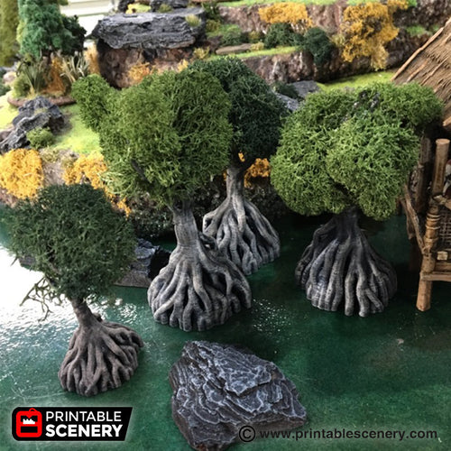 Mangrove Tree - Mangroves - Winterdale 28mm 32mm Wargaming Terrain D&D, DnD