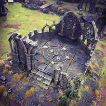 Load image into Gallery viewer, Ruined Gothic Abbey - Rampage 28mm 32mm Wargaming Terrain D&amp;D, DnD