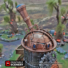 Load image into Gallery viewer, Observatory - Winterdale 28mm 32mm Wargaming Terrain D&amp;D, DnD