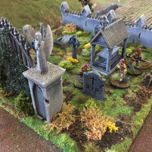 Load image into Gallery viewer, Winterdale Cemetery - 28mm 32mm Wargaming Terrain D&amp;D, DnD