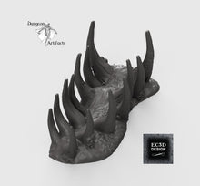 Load image into Gallery viewer, Leviathan Ribcage in Sand - 15mm 28mm 32mm Depths of the Savage Atoll Wargaming Terrain D&amp;D, DnD