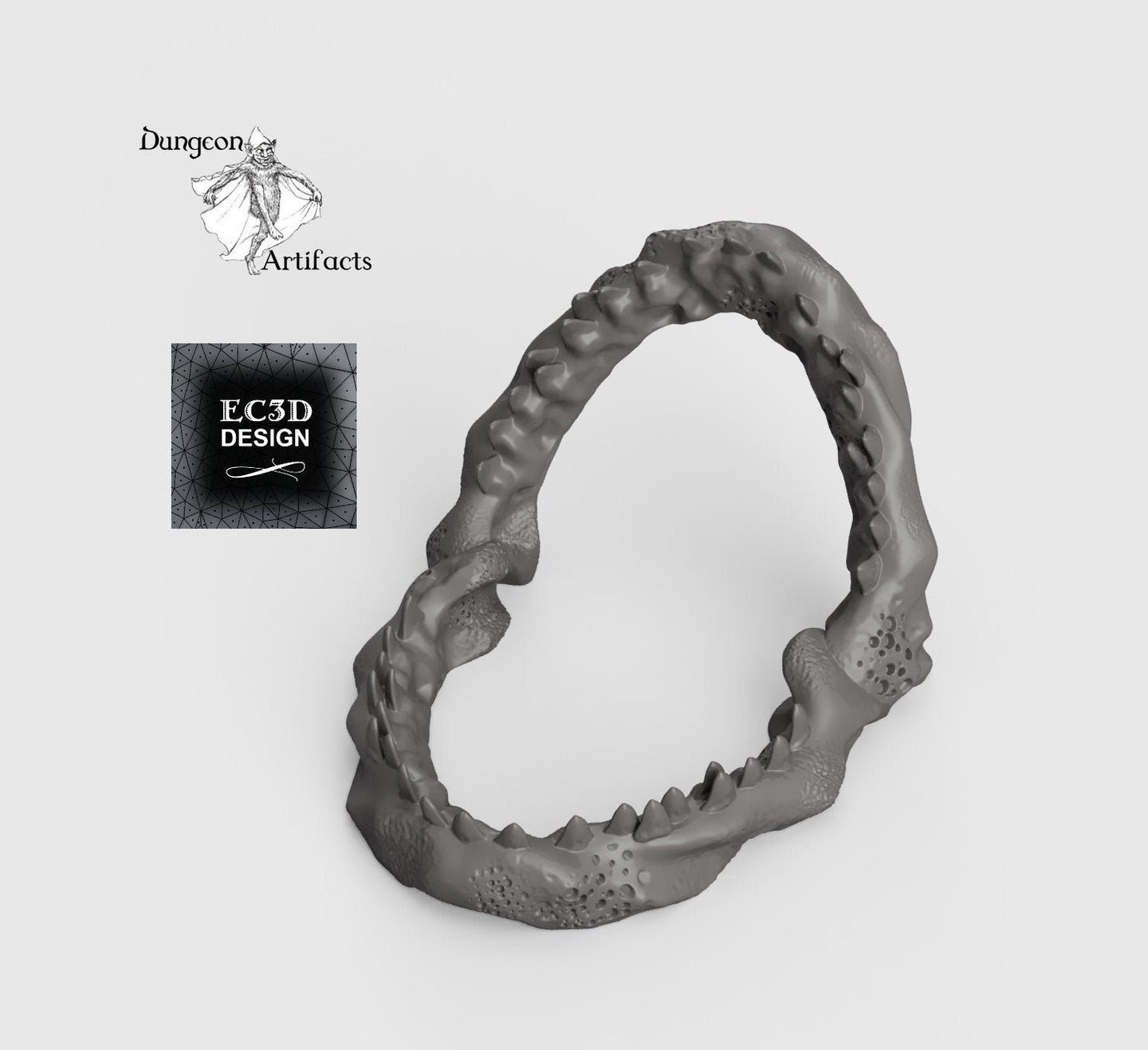 Leviathan Jaw Remains - Depths of the Savage Atoll 15mm 28mm 32mm 42mm Wargaming Terrain D&D, DnD