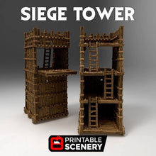 Load image into Gallery viewer, Siege Tower - Time Warp 28mm 32mm Wargaming Terrain D&amp;D, DnD