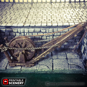Medieval Crane - Winterdale 28mm 32mm Wargaming Terrain