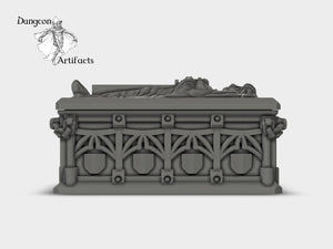 Sarcophagus - Dragonlock Ultimate 28mm 32mm Wargaming Terrain D&D, DnD