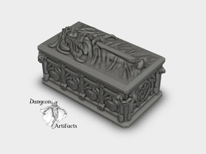 Sarcophagus - Dragonlock Ultimate 28mm 32mm Wargaming Terrain D&D, DnD