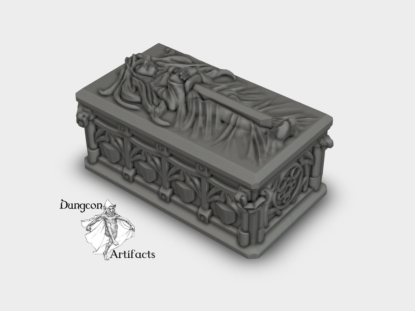 Sarcophagus - Dragonlock Ultimate 28mm 32mm Wargaming Terrain D&D, DnD