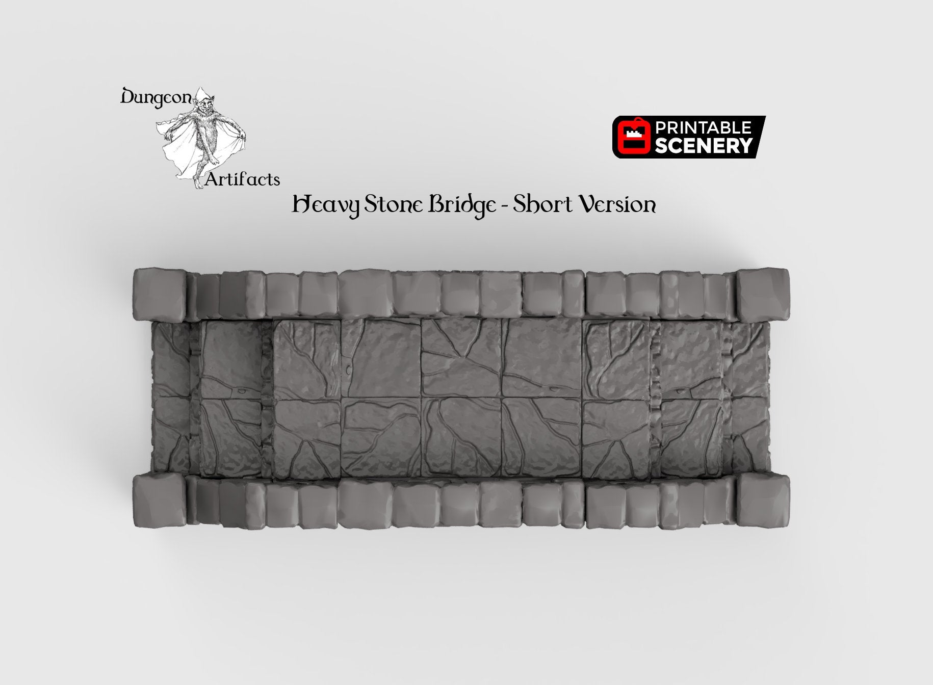 QP3D - Battle Ruined Pillars Wall, Terreno Scenery Per Tavolo E RPG 28 - Foto 8