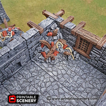 Load image into Gallery viewer, Rubble Set - 15mm 28mm 32mm Clorehaven and the Goblin Grotto Wargaming Tabletop Scatter Terrain D&amp;D, DnD