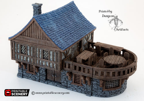 Clorehaven Tavern - 28mm 32mm Goblin Grotto Wargaming Terrain D&D, DnD