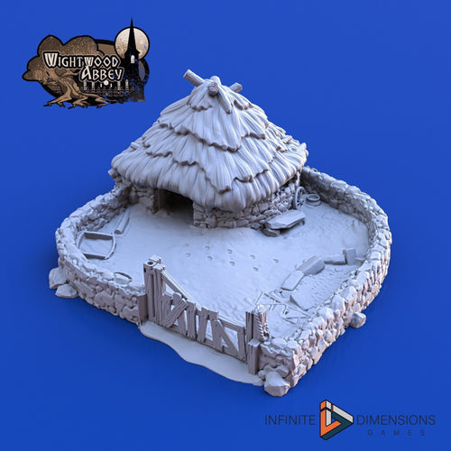 Porc Sty 28mm 32mm Pig Wightwood Abbey Wargaming Terrain D&D, DnD