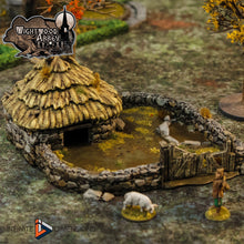 Load image into Gallery viewer, Porc Sty 28mm 32mm Pig Wightwood Abbey Wargaming Terrain D&amp;D, DnD