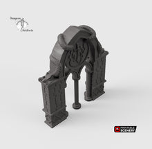 Load image into Gallery viewer, Dragon Archway - Rampage 28mm 32mm Wargaming Terrain D&amp;D, DnD