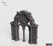 Load image into Gallery viewer, Dragon Archway - Rampage 28mm 32mm Wargaming Terrain D&amp;D, DnD