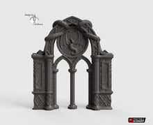 Load image into Gallery viewer, Dragon Archway - Rampage 28mm 32mm Wargaming Terrain D&amp;D, DnD