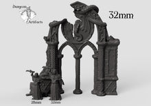 Load image into Gallery viewer, Ruined Dragon Archway - Rampage 28mm 32mm Wargaming Terrain D&amp;D, DnD