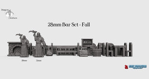 Bar Set - Dragonlock Ultimate Furnishings 28mm 32mm Wargaming Terrain D&D, DnD