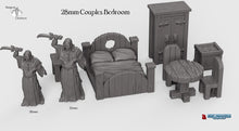 Load image into Gallery viewer, Dragonlock Ultimate Furnishings - Bedroom Set 28mm 32mm Wargaming Terrain