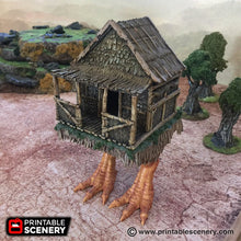 Load image into Gallery viewer, Baba Yaga&#39;s Hut - Rampage 28mm 32mm Wargaming Terrain D&amp;D, DnD