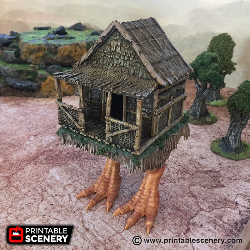 Baba Yaga's Hut - Rampage 28mm 32mm Wargaming Terrain D&D, DnD