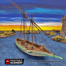 Load image into Gallery viewer, Sea Reaver Ship - Dwarves, Elves and Demons 15mm 28mm 32mm Wargaming Terrain D&amp;D, DnD