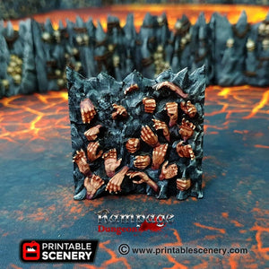 Caverns of Torment - Dwarves, Elves and Demons 15mm 28mm 32mm Wargaming Terrain D&D, DnD