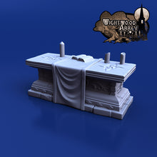 Load image into Gallery viewer, Church Furnishings 28mm 32mm Wightwood Abbey Wargaming Tabletop Scatter Miniatures Terrain D&amp;D, DnD