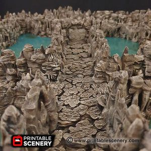 Grotto Tunnels - Clorehaven and the Goblin Grotto 15mm 28mm 32mm Wargaming Terrain D&D, DnD