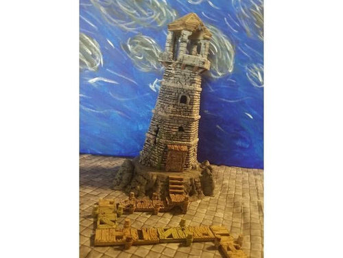 Abandoned Lighthouse - Depths of the Savage Atoll 15mm 28mm 32mm Wargaming Terrain D&D, DnD