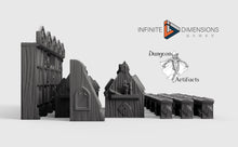 Load image into Gallery viewer, Scriptorium Furnishings Set 28mm 32mm Wightwood Abbey Wargaming Tabletop Scatter Miniatures Terrain D&amp;D, DnD