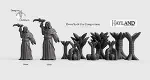 Alien Spore Plants 15mm 28mm 32mm Wargaming Terrain D&D DnD